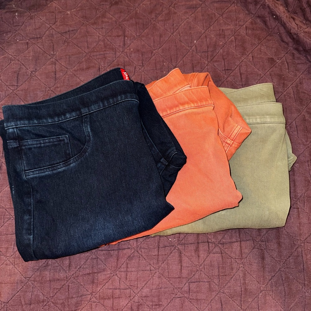 3 pairs SPANX Jean-Ish Women's Skinny Jeans - size 3x